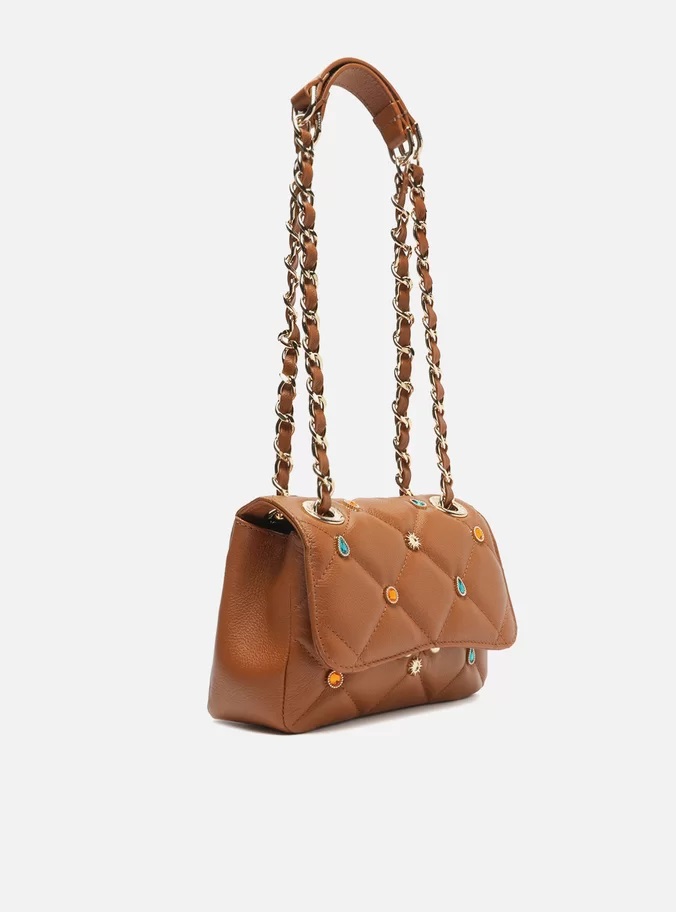 Bolsa Tiracolo Couro Mizz Stones New Arezzo Feminino Vista Nina